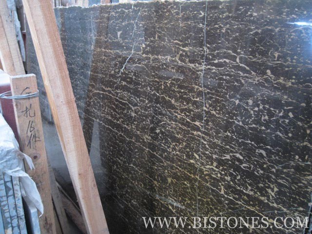 Black Golden Flower Slabs